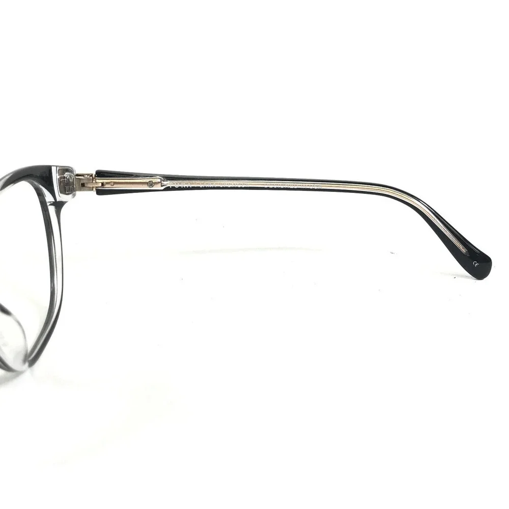 Tura by Lara Spencer Eyeglasses Frame LS114 BLK Black on Clear Cat Eye 53-16-135